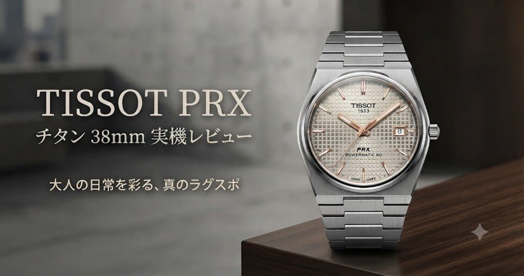 実機レビュー】圧倒的な軽さと洗練を纏う、大人の日常時計：ティソ PRX