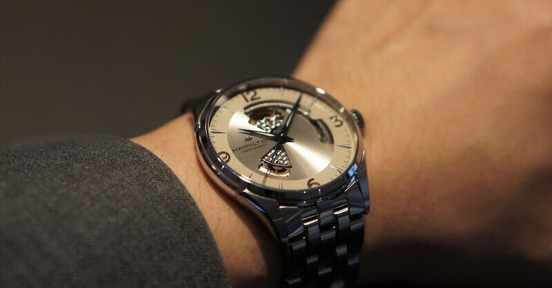 ハミルトン ジャズマスター オープンハート42MM シャンパンゴールド