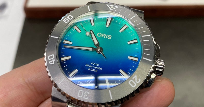 【実機レビュー】ORIS　アクイス　キャリバー400　グレートバリアリーフ限定Ⅳ