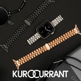 AppleWatch用バンド　クロカラント　3連ジュビリーステンレスベルト