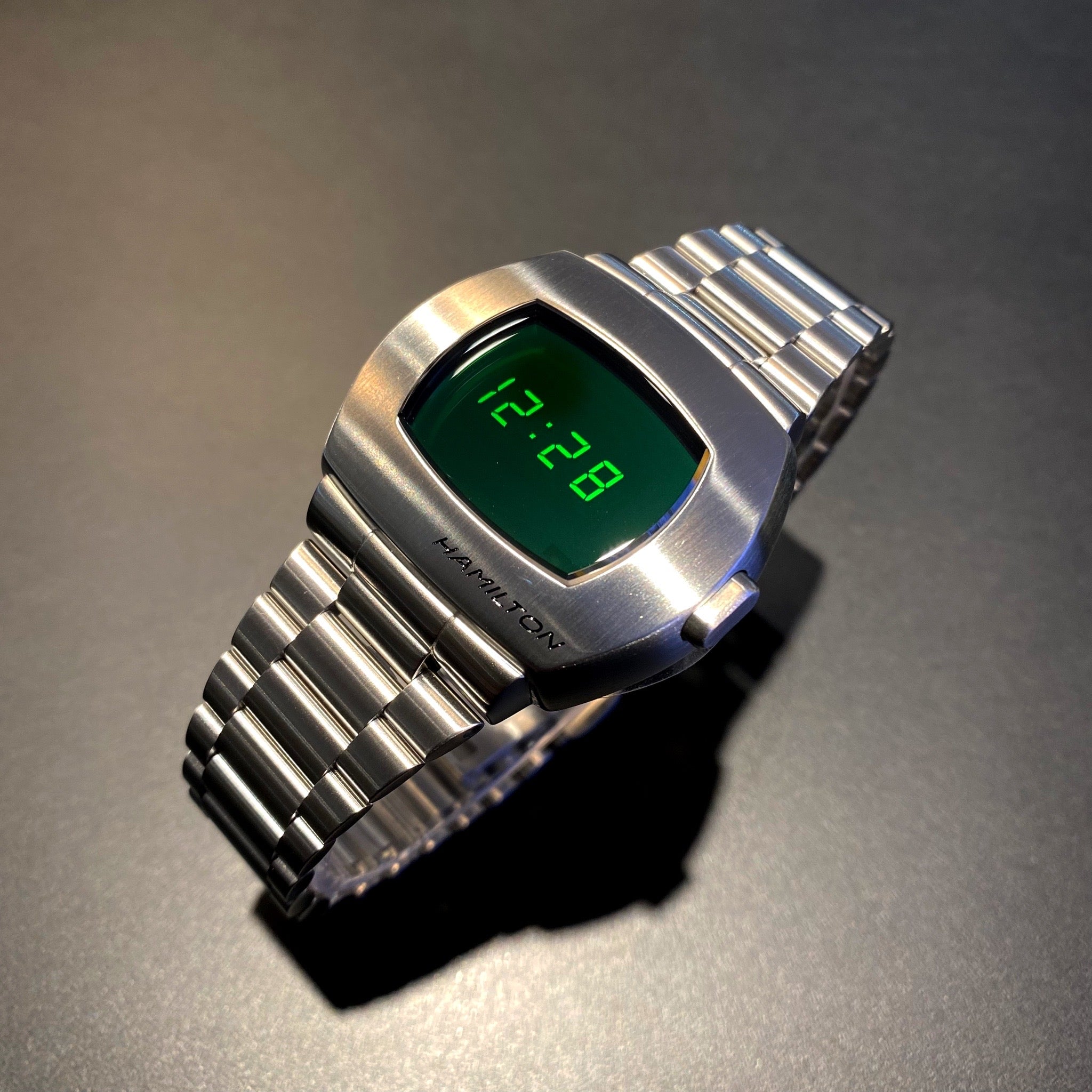 ハミルトン HAMILTON 腕時計 メンズ H52414131 アメリカン クラシック PSR デジタルクオーツ AMERICAN CLASSIC PSR DIGITAL QUARTZ クオーツ 液晶/グリーンxシルバー デジタル表示