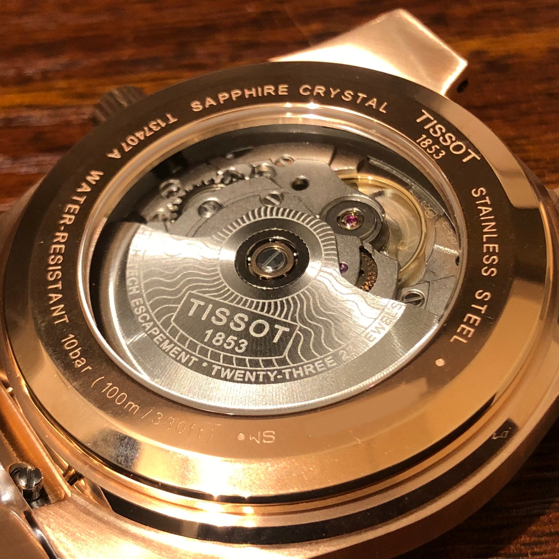 TISSOT PRX 40mm POWERMATIC80 ローズゴールド