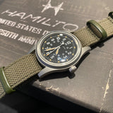 カーキ フィールド メカ 36mm ジャパン エディション