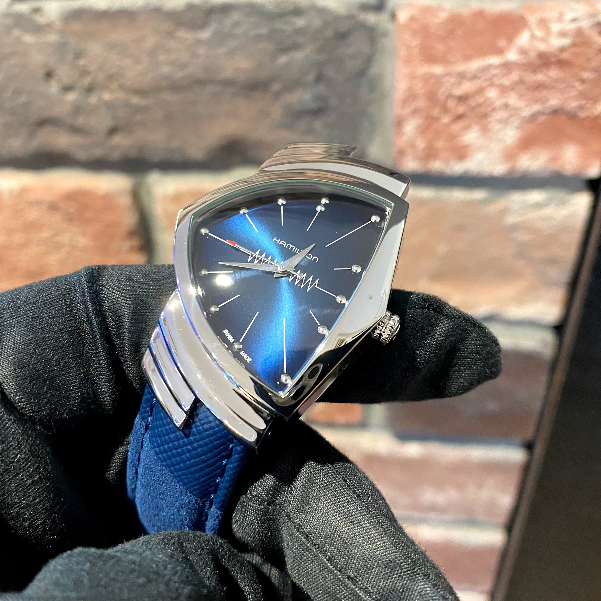 ベンチュラ Quartz ブルースウェードシューズ