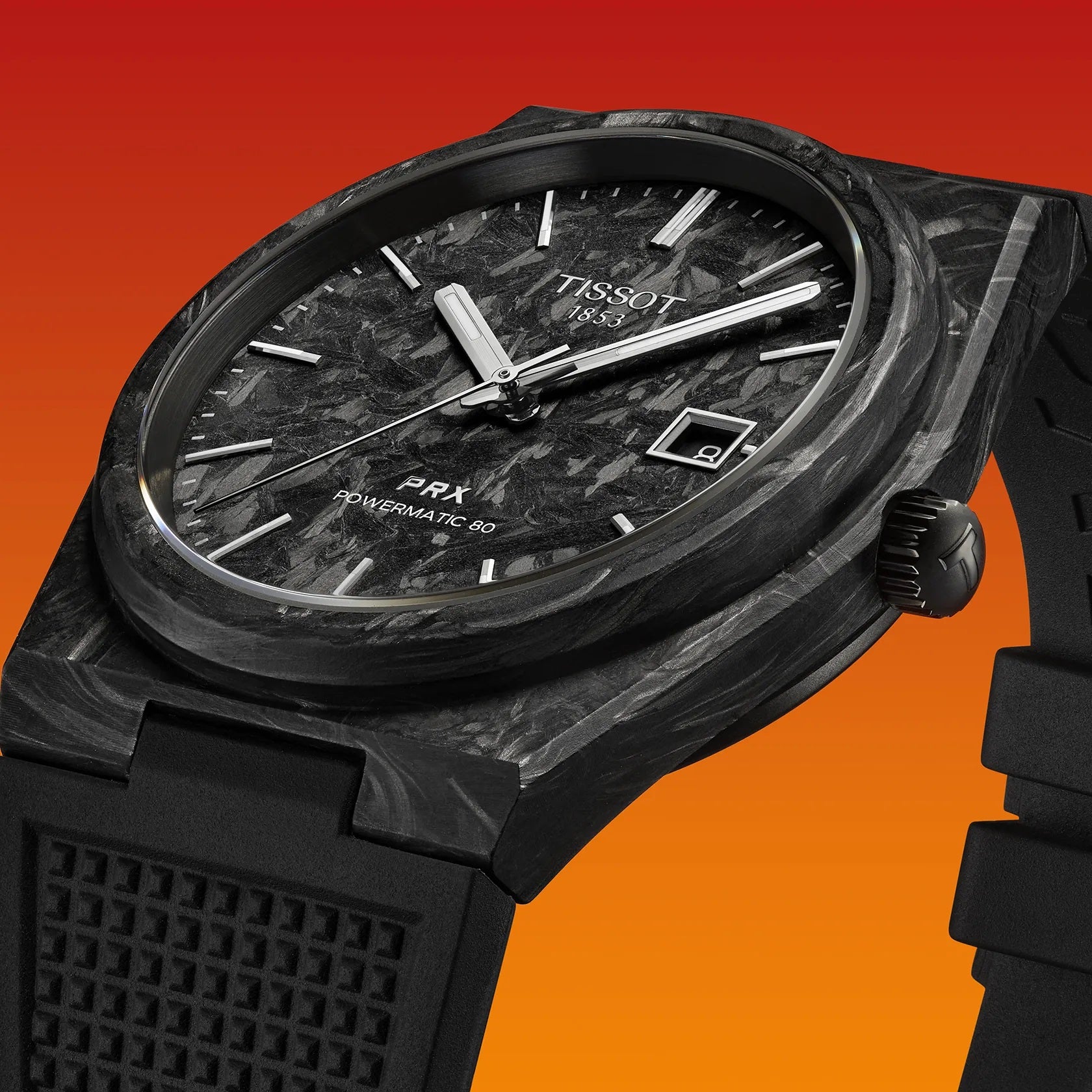 TISSOT PRX 40mm POWERMATIC80 カーボン