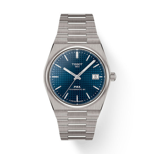 【美品】TISSOT PRX チタニウム 38mm 正規品 TISSOT PRX 38mm TITANIUM BLUE